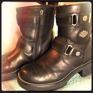 Harley Davidson Ladies Leather Riding Boots